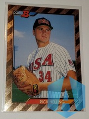 1992 Bowman Rick Helling #641 Team USA Gold Foil RC